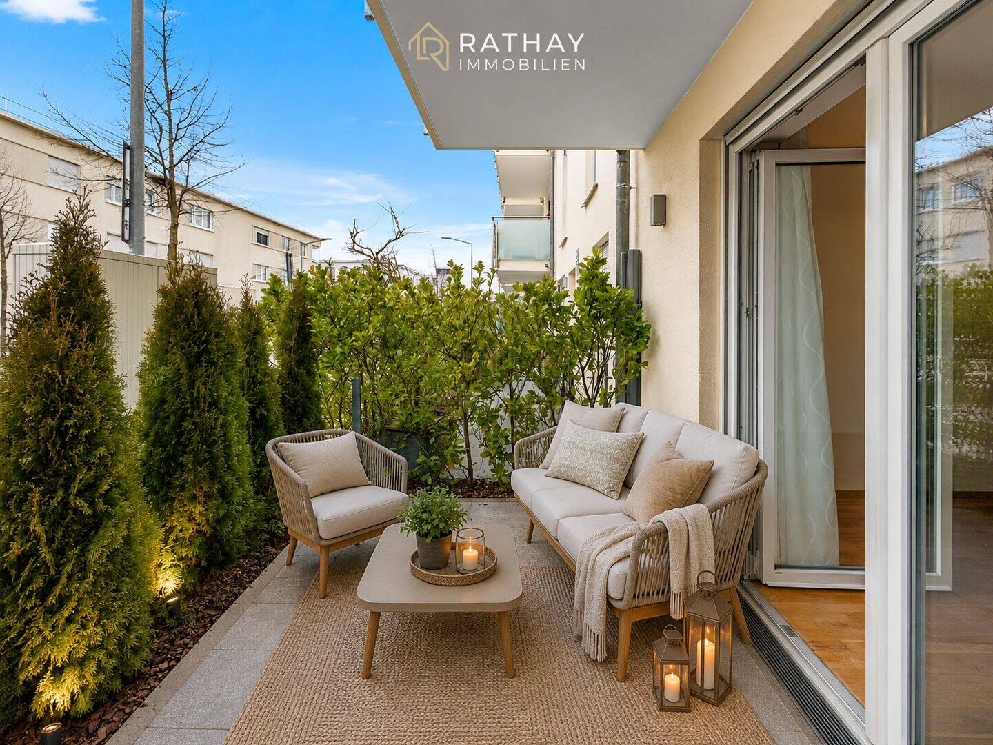 Stadtnah wohnen mit Komfort: 2-Zimmer-Erdgeschosswohnung mit Südterrasse & Tiefgarage – Regensburg – Vorschaubild 4