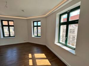 Elegant und luxuriös *dunkles Parkett * Fußbodenheizung * Lichtbänder * Tageslichtbad * Aufzug * – 4315 Leipzig – Vorschaubild 7