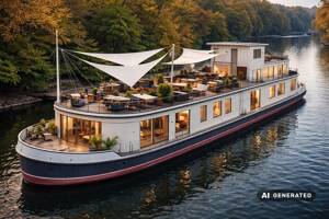 Großzügiges Hausboot zum Selbstausbau