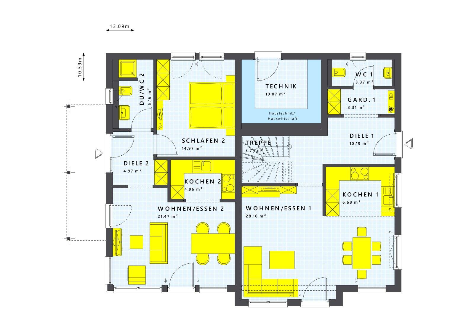 Deine sicheren 230?m² Platz für die gesamte Familie - Familienhaus mit Einliegerwohnung, top zum Vermieten oder für Oma & Opa – Görzke – Vorschaubild 9