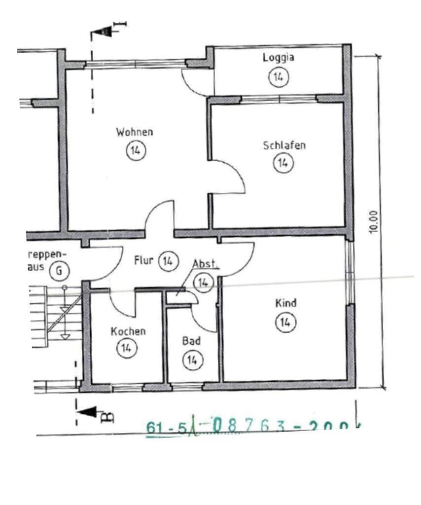 Attraktive Wohnung mit Balkon im grünen Dellwig – Essen – Vorschaubild 3