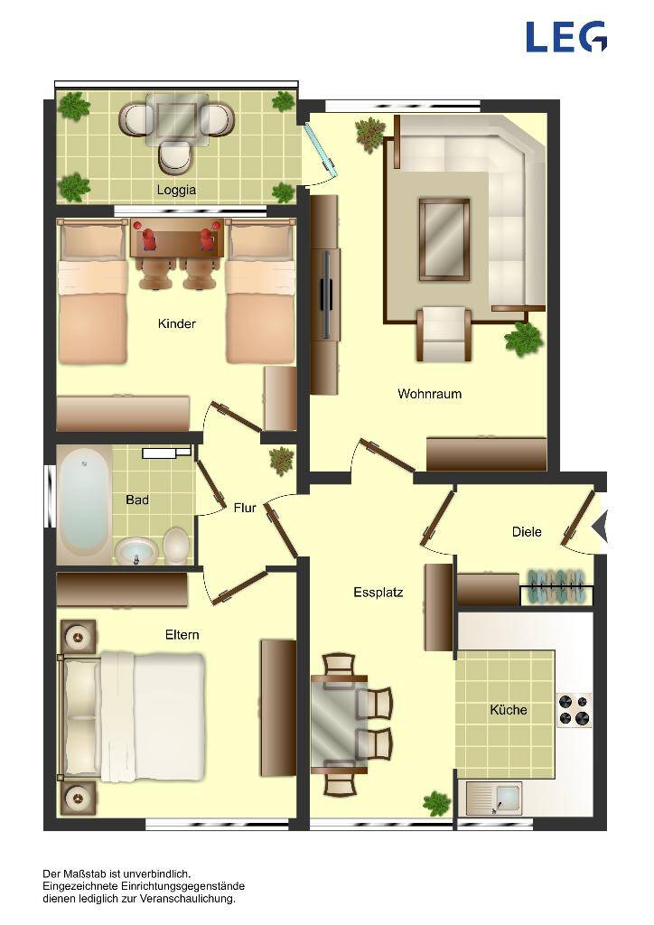 Demnächst frei! 3-Zimmer-Wohnung in Wuppertal Oberbarmen-Wichlinghausen – Wuppertal – Vorschaubild 2