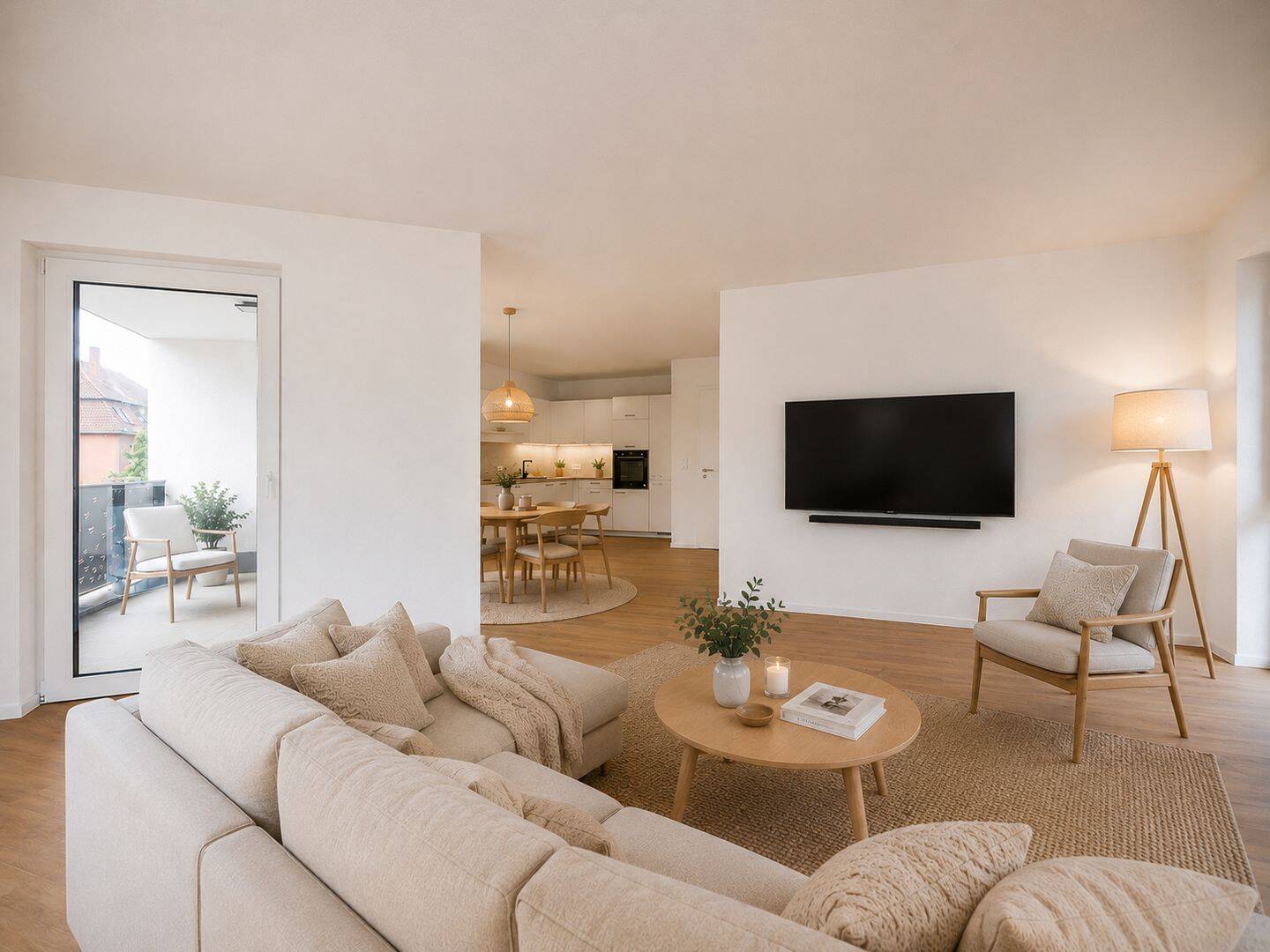 Moderne 4-Zimmer-Wohnung im KfW40-QnG-Standard mit Loggia in Osnabrück-Eversburg – Osnabrück – Vorschaubild 3