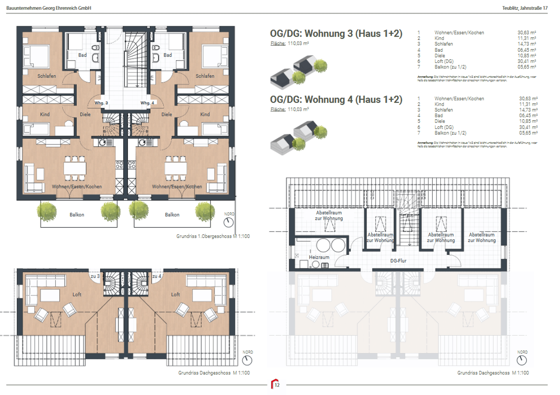 Erdgeschosswohnung in 93158 Teublitz mit 110,03 m² kaufen