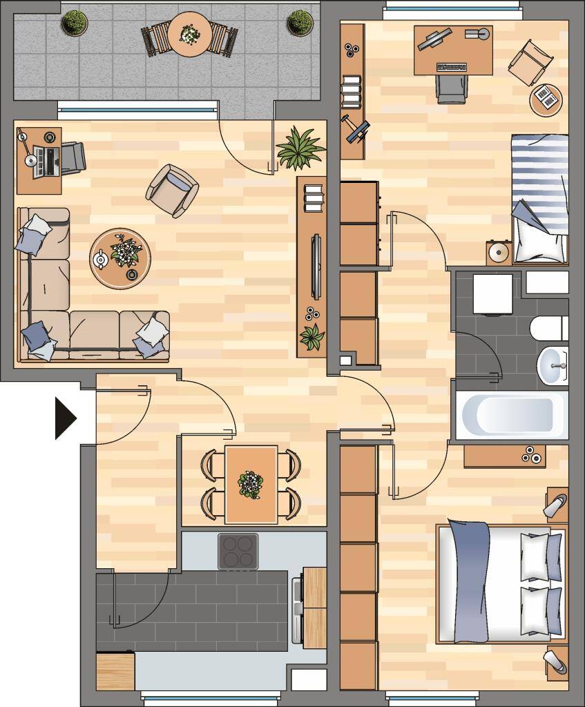 Neustart in Sicht? Diese Wohnung wartet auf Sie! – Wolfsburg – Vorschaubild 2
