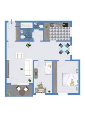 **Schöne Dreiraumwohnung mit Sonnenbalkon in Feldrandlage, KAUFEN statt mieten!!*** – 67069 Ludwigshafen am Rhein – Vorschaubild 3