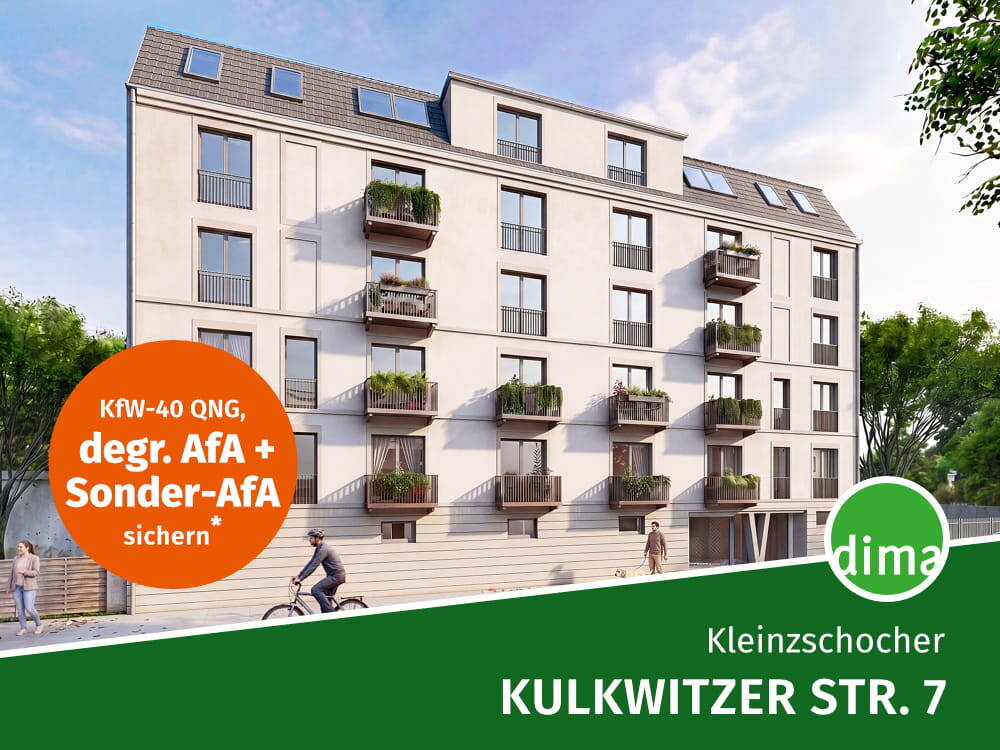 KfW-40-Neubau mit QNG am Volkspark! Gut geschnittene 2RW mit Balkon, Wannenbad, HWR, Keller u.v.m.