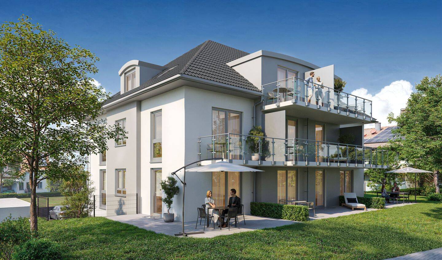 Neubau 2-Zimmer-Gartenwohnung in bester Lage von Roding!