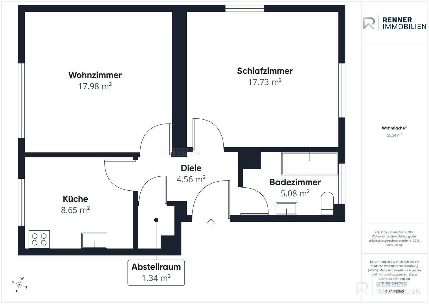 2- Zimmer Wohnung in Zentraler Lage von Nürnberg Thon – Nürnberg – Vorschaubild 7