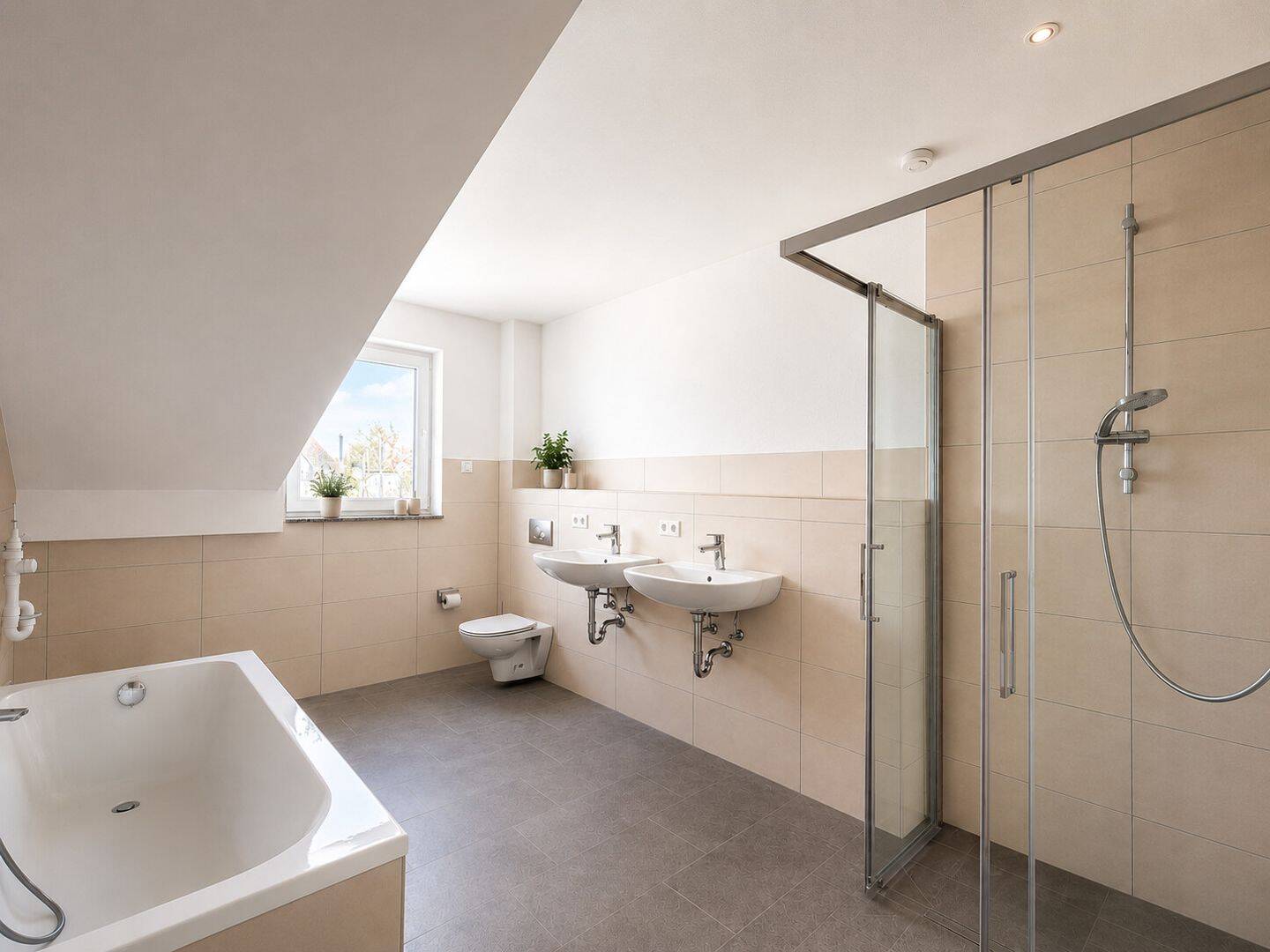Exklusive Neubau-Doppelhaushälfte mit Einliegerwohnung und Garten zu verkaufen! – Teublitz – Vorschaubild 5