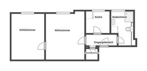 Demnächst frei! Mit WBS! 2-Zimmer-Wohnung in Dortmund Husen – 44319 Dortmund – Vorschaubild 2