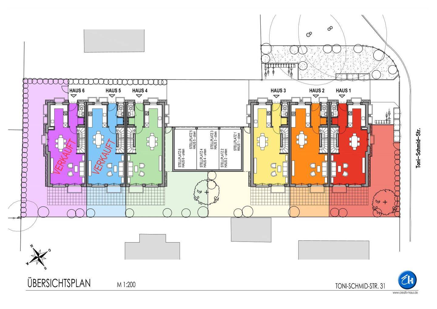 Jetzt Baubeginn! Neubau: attraktives Eck-Stadthaus - schlüsselfertig! - realgeteilt - Baubeginn im Frühjahr – München – Vorschaubild 2