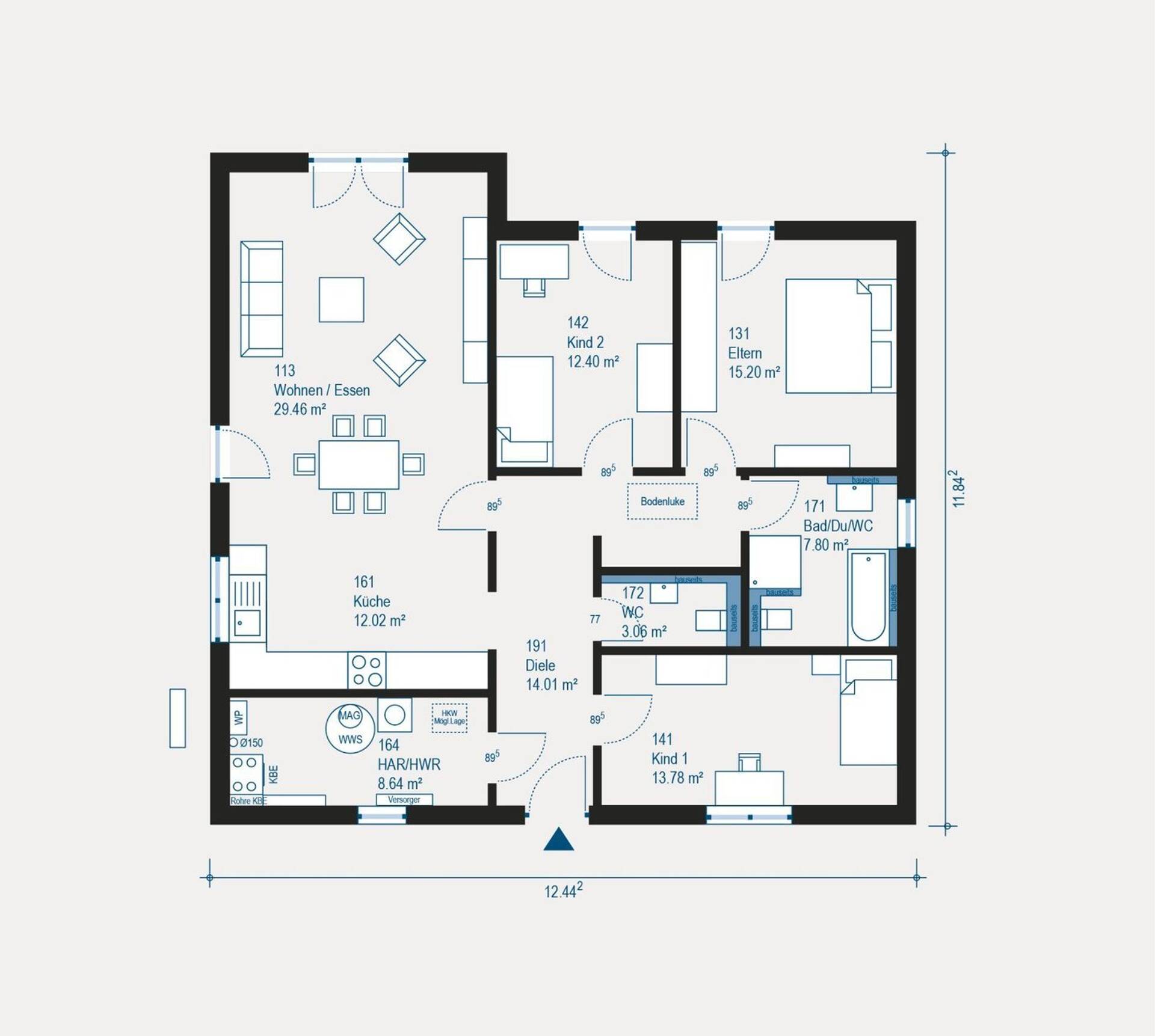 Bungalow in 16816 Neuruppin mit 116,37 m² kaufen