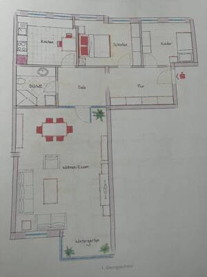 Stadtwohnung - 1. Etage -Schweinfurter Innenstadt--94 m² mit Wintergartenerker + Garageneinstellplatz.01.09. oder nach Absprache frei. – 97421 Schweinfurt – Vorschaubild 1
