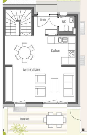 Ihr exclusives Townhouse am Riedberg wartet auf Sie | 6 Zimmer - 169 m² Wfl. | Garten, Dachterrasse – 60438 Frankfurt am Main – Vorschaubild 3