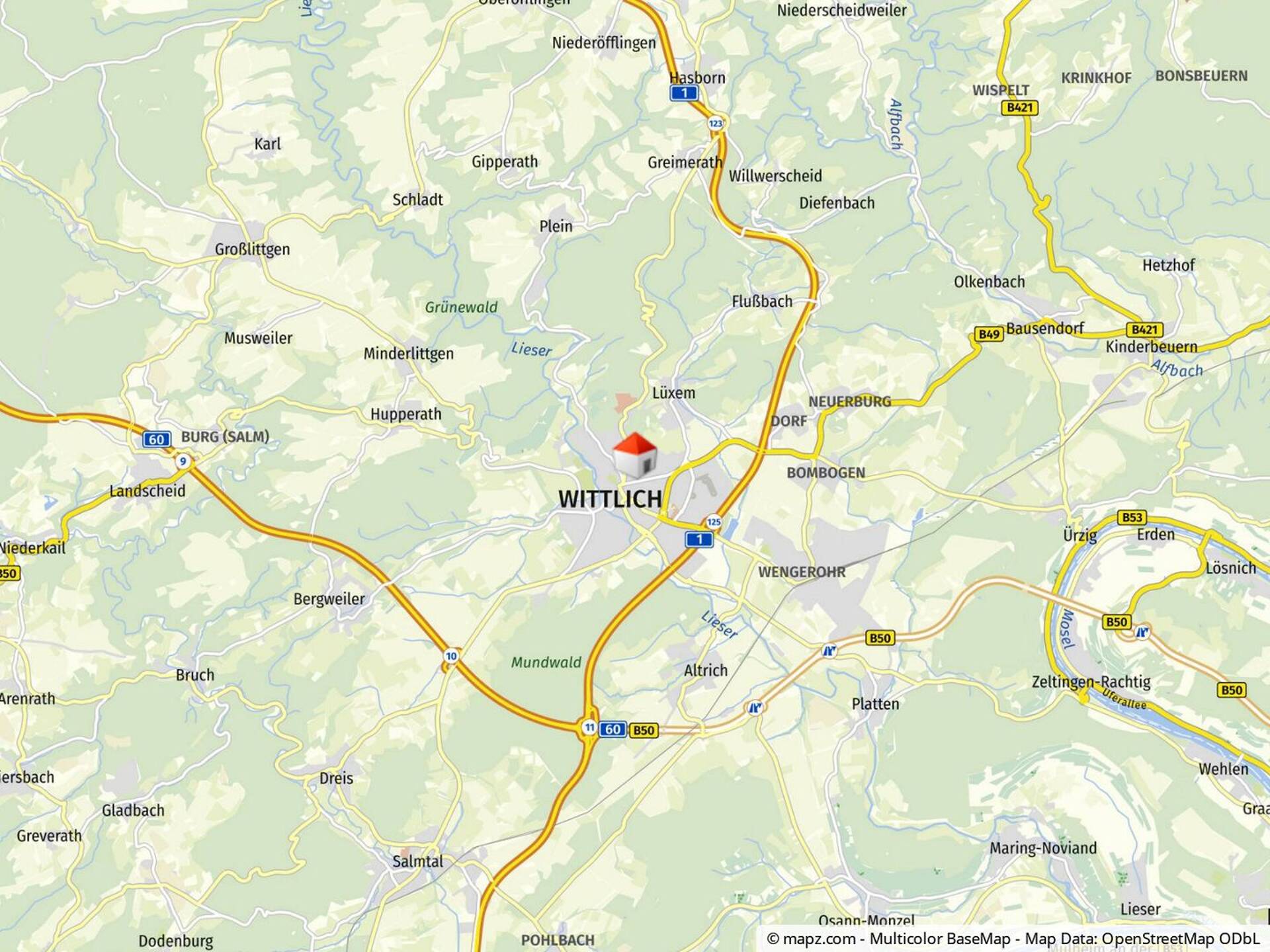 Etagenwohnung in 54516 Wittlich mit 80 m² kaufen