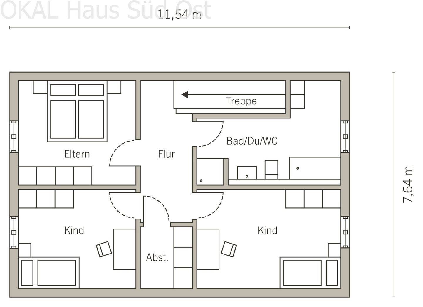 DAS DOMIZIL FÜR KLEINFAMILIEN AUF 2 VOLLGESCHOSSEN AM ALTEN KANAL – Nürnberg – Vorschaubild 4