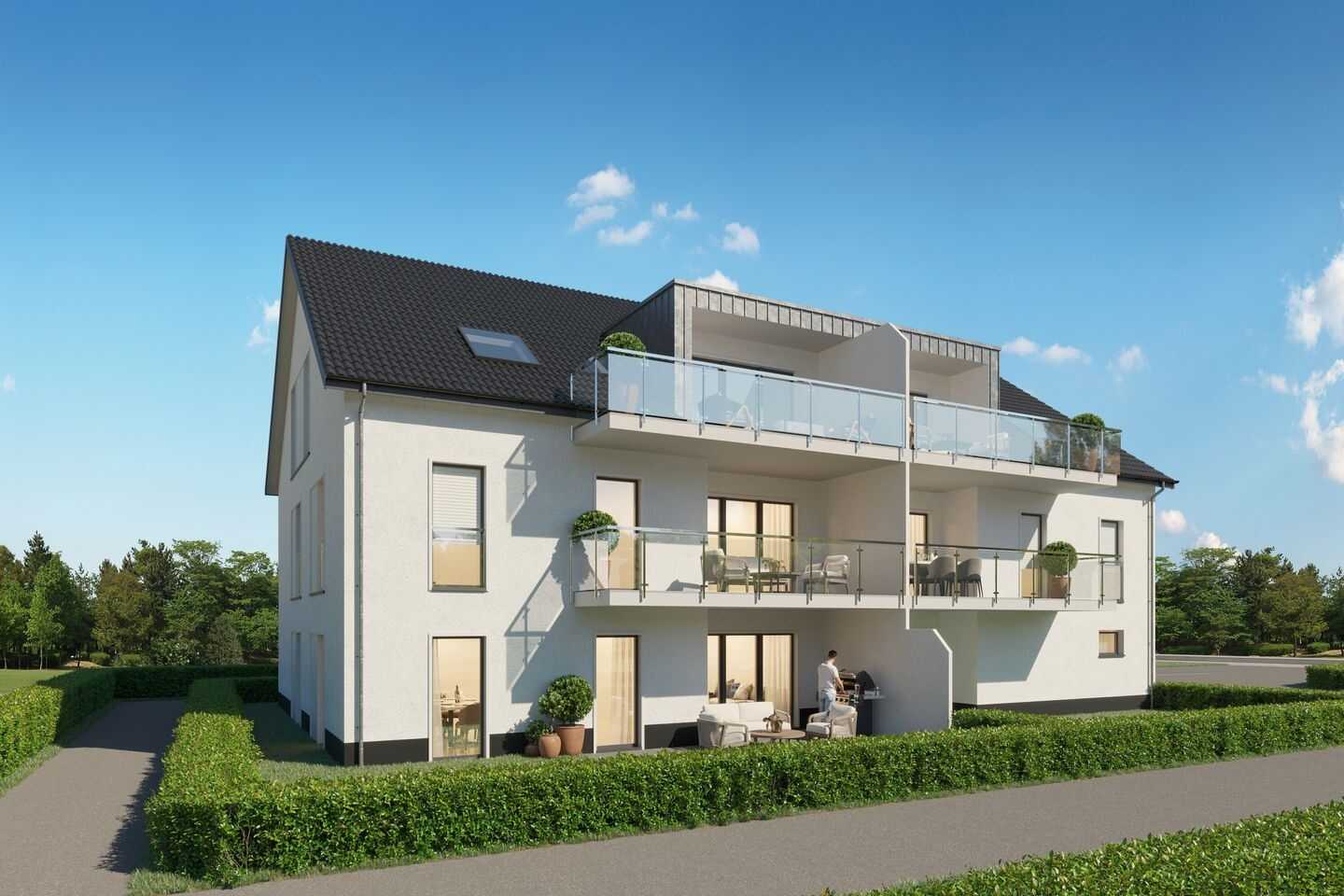 3- Zimmer- Neubauwohnung in beliebter Lage - 1. OG W. 6 – Leverkusen – Vorschaubild 2