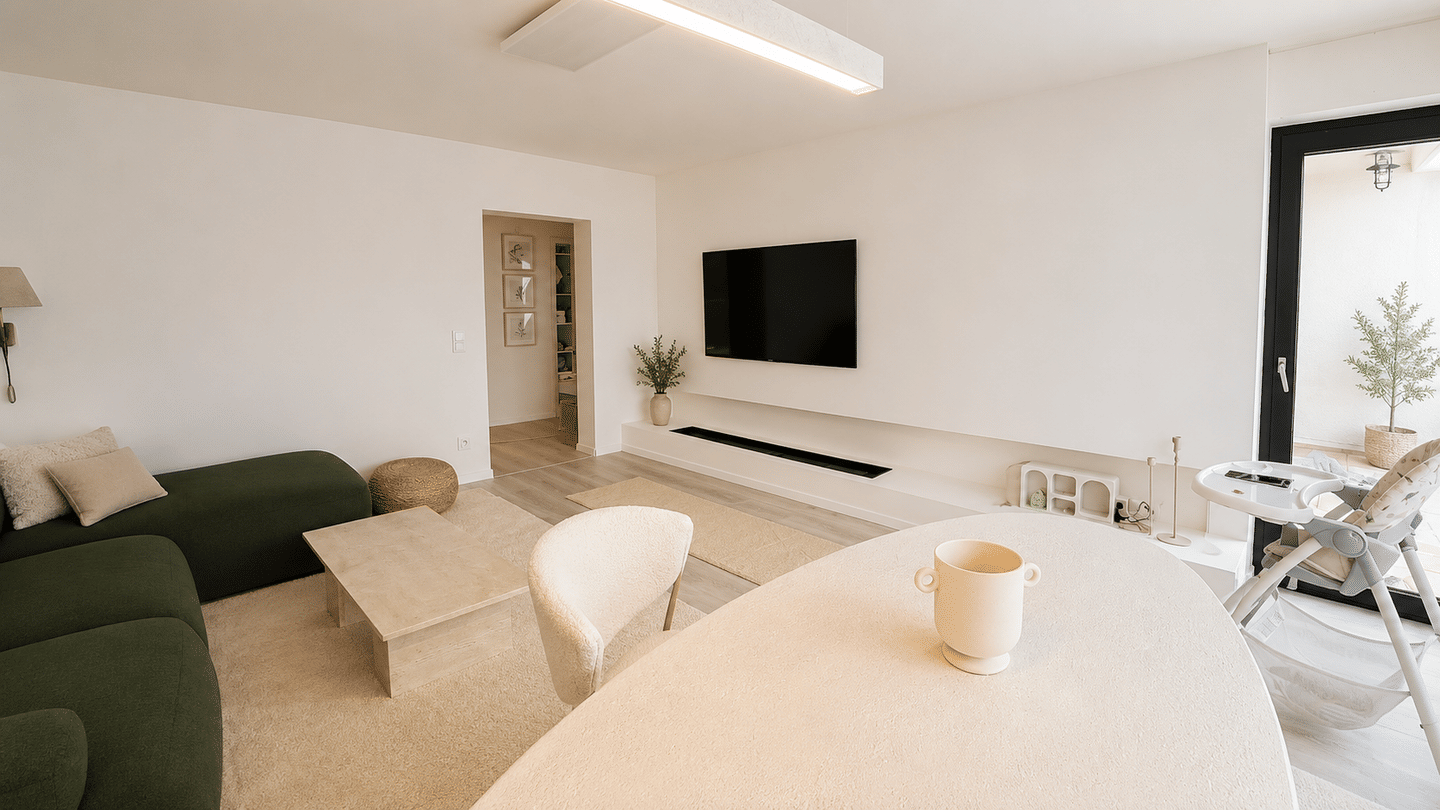 Einziehen und wohlfühlen: Hochwertig sanierte, möblierte 3-Zimmer-Wohnung in OB-Osterfeld.