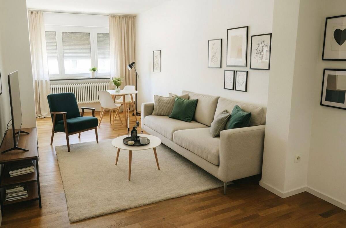 Attraktiv und zentral in Stuttgart-West 2,5-Zimmer-Wohnung, 72,3 m² mit EBK – 70176 Stuttgart – Bild 1 von 9