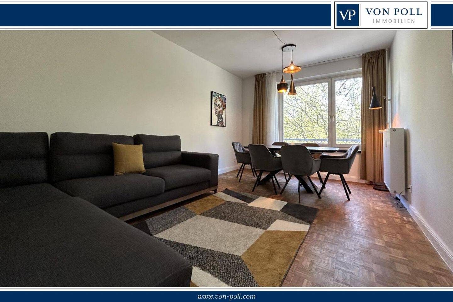 Schöne 2- Zimmerwohnung mit Balkon am Alsterkanal!