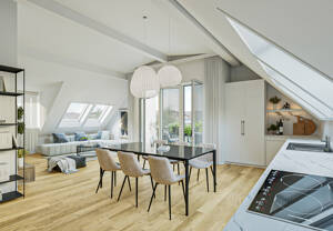 NEUBAU: 4-Zimmer-Dachgeschosswohnung mit Terrasse und Balkon – 81243 München – Vorschaubild 3