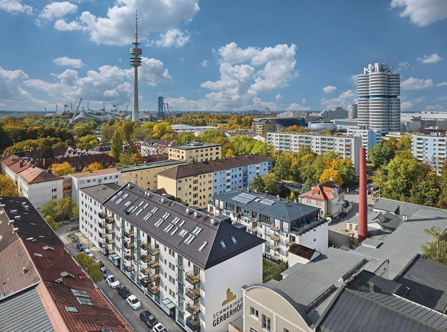 SCHWABINGER GERBERHÖFE: Familienfreundliche 3-Zi.-Wohnung mit 2 Balkonen am Olympiapark – München – Vorschaubild 2