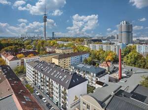 SCHWABINGER GERBERHÖFE: Familienfreundliche 3-Zi.-Wohnung mit 2 Balkonen am Olympiapark – 80809 München – Vorschaubild 2