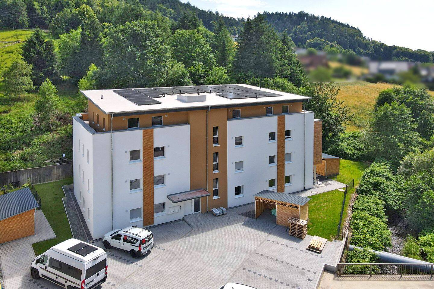 13 Wohnungen in Top-Lage, KFW 40, QNG-Zertifizierung,-Steuersparprojekt für Rendite- Kapitalanleger! – Nordrach – Bild 1 von 9