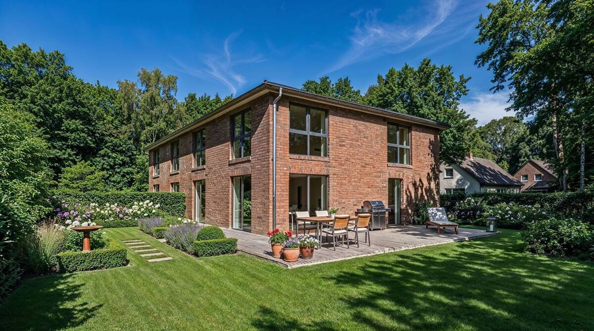 Moderne Stadtvilla als Doppelhaushälfte in schöner Lage in Wohldorf-Ohlstedt (TF1) – 22397 Hamburg – Bild 1 von 9