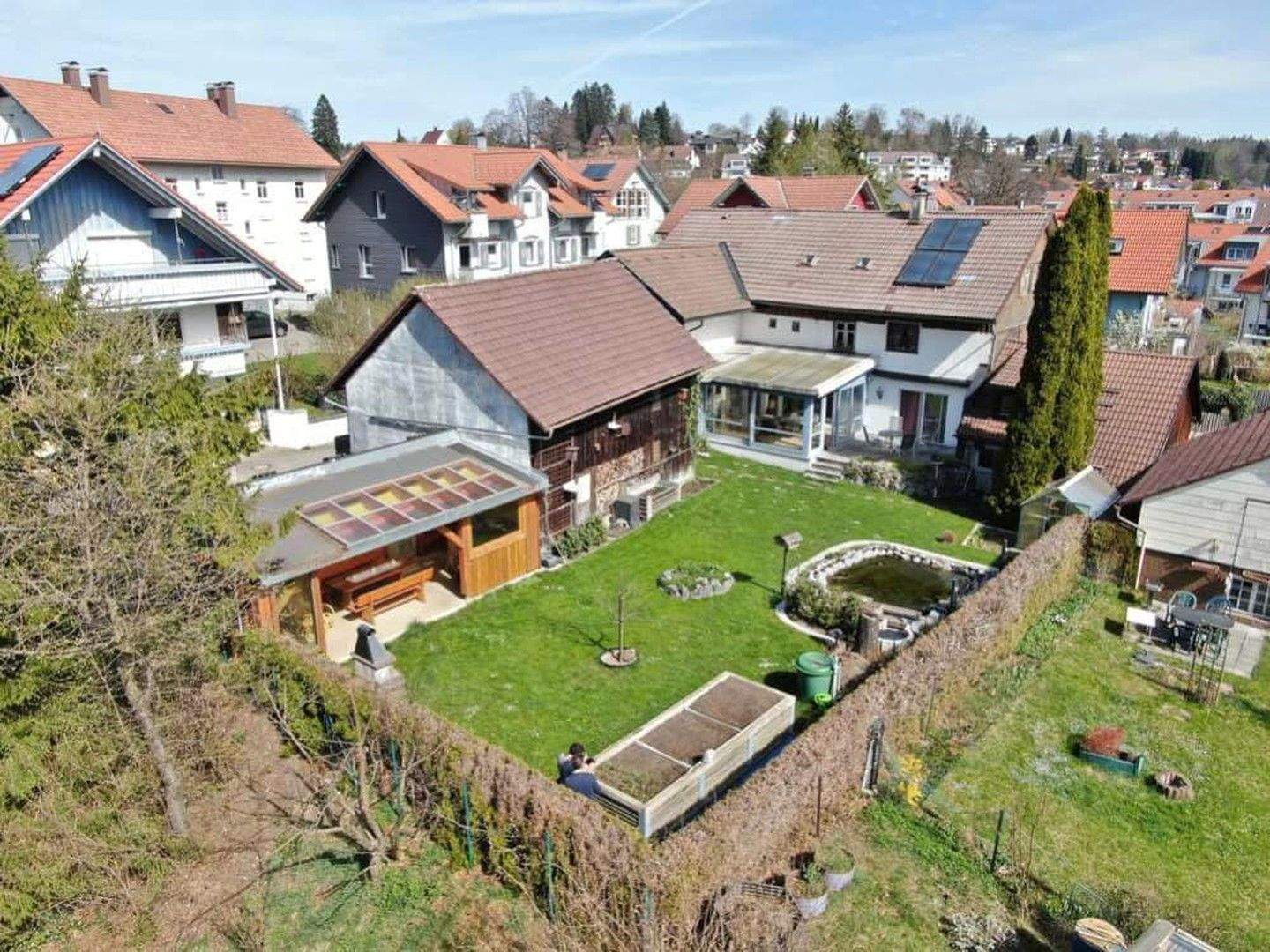 Eine Oase - mitten in der Stadt - 3 - Familienhaus mit weiterer Bebauungsmöglichkeit in Lindenberg – Lindenberg im Allgäu – Bild 1 von 9