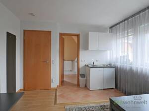 (EF0423_M) Kassel-Stadt: Bad Wilhelmshöhe, möbliertes Apartment mit großer Fensterfront, WLAN inklusive – 34131 Kassel – Vorschaubild 4