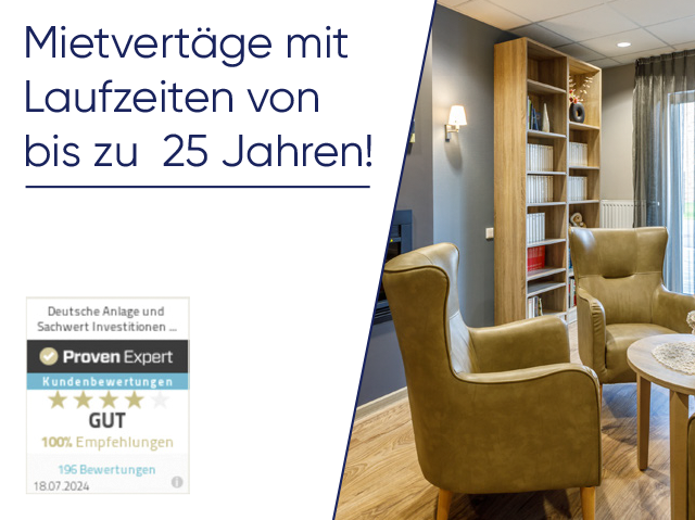 Pflegeimmobilie mit Vorbelegungsrecht - Die clevere Art der Altersvorsorge