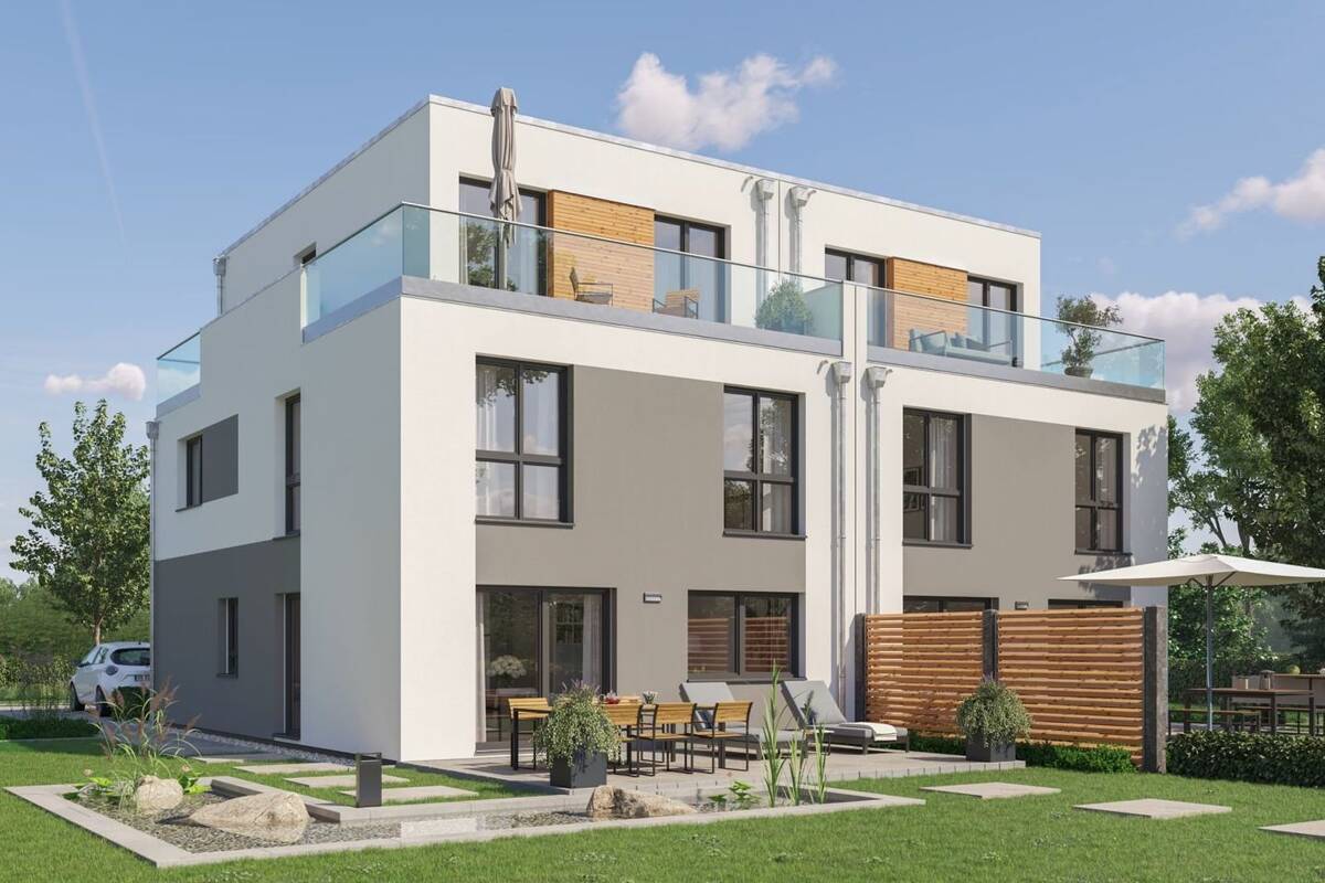 Modernes Doppelhaus in München-Denning, projektiert nach Kundenwünschen – 81929 München – Bild 1 von 8