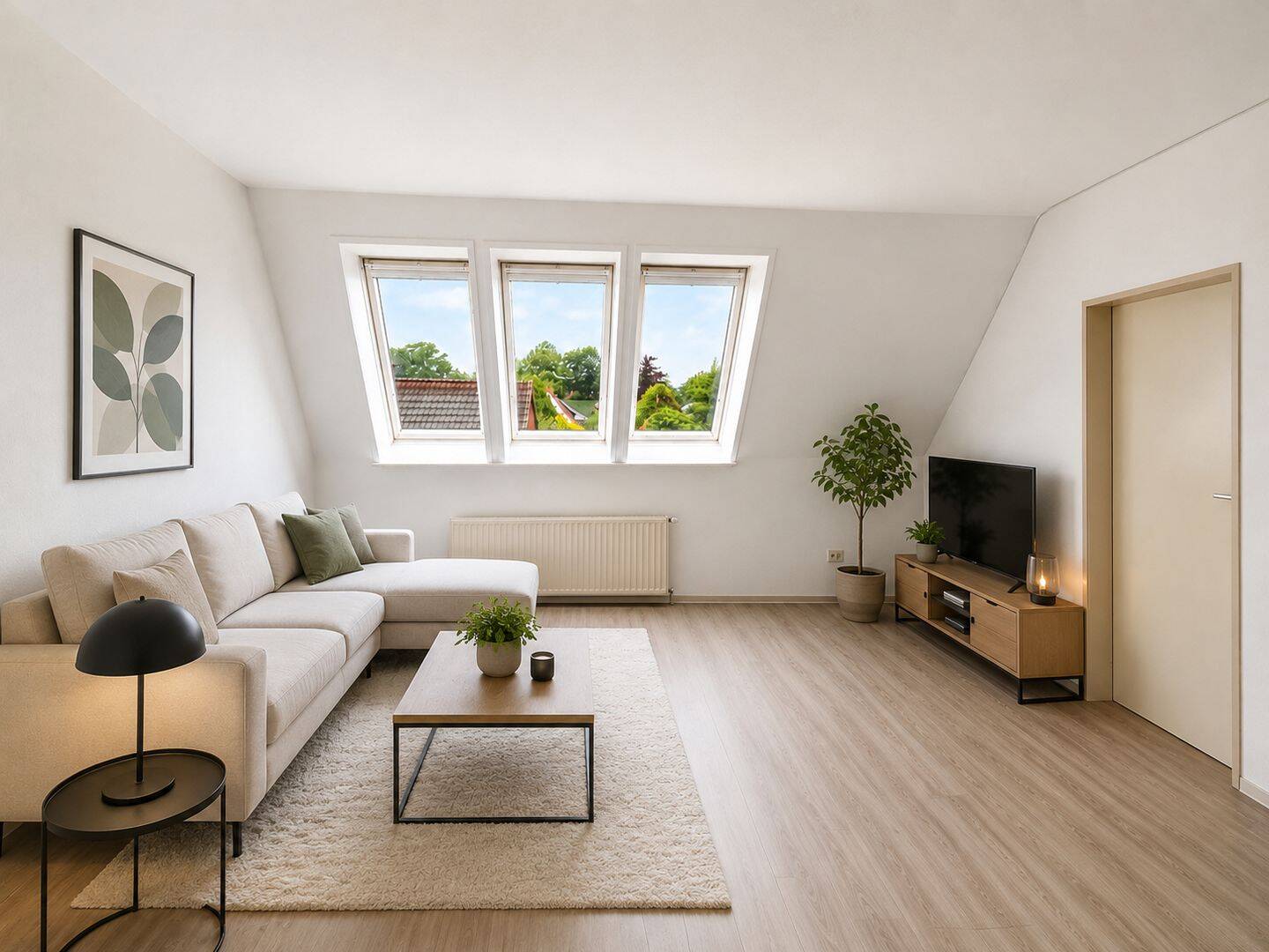 Gut geschnittene und bezugsfreie 2-Zimmer-Dachgeschossswohnung mit Balkon in Oldenburg/Eversten – Oldenburg – Vorschaubild 4