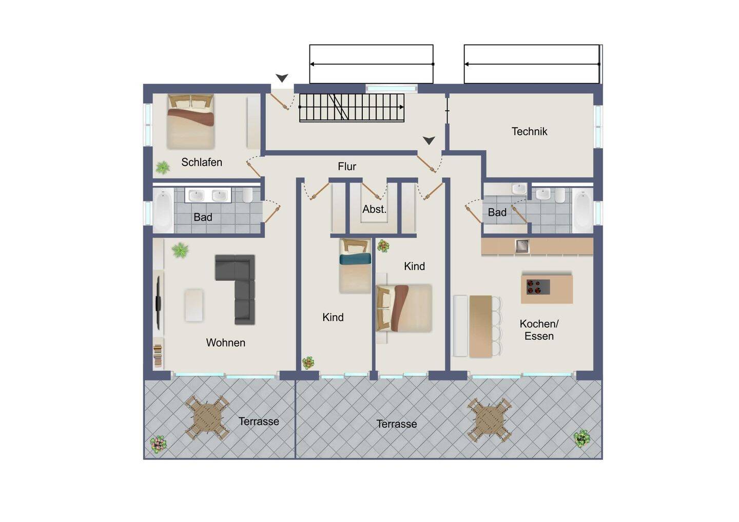 NEUBAU: Wohnen im Grünen, gebaut für morgen - großzügige Terrassenwohnung in Schleußig – Leipzig – Vorschaubild 9