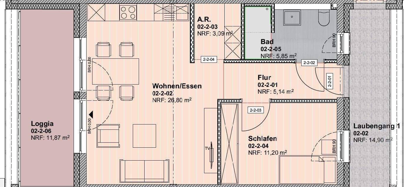 Schöne 2 ZKB-Stadtwohnung in Dillenburg – Dillenburg – Vorschaubild 4