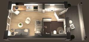 MIETEN ODER FÜR 125T€ KAUFEN | Smartes 1-Zimmer-Apartment in Oldenburg / Bürgerfelde – 26127 Oldenburg – Vorschaubild 7