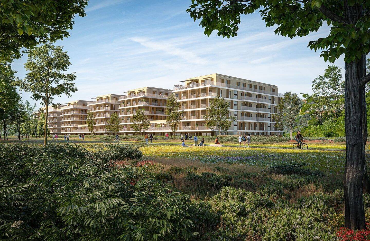 * Erstbezug Neubau - Wunderschöne Wohnung mit 2 Terrassen und großem Gartenanteil * – Leipzig – Vorschaubild 6