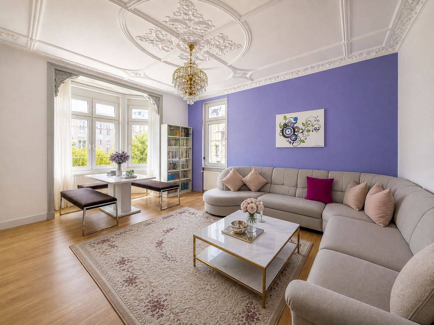 Stilvolle Altbauperle in Ulmer Bestlage – denkmalgeschützte 4-Zimmer Wohnung mit Wintergarten – Ulm – Vorschaubild 5
