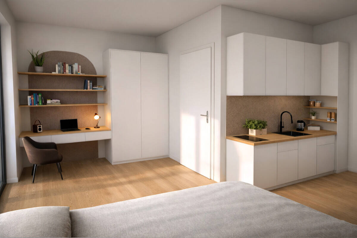 WE 2: Eberswalde: ERSTBEZUG im LUXUS Neubau: 1-Zi mit 19m² ab 2027 BEZUGSBEREIT – Berlin – Vorschaubild 9