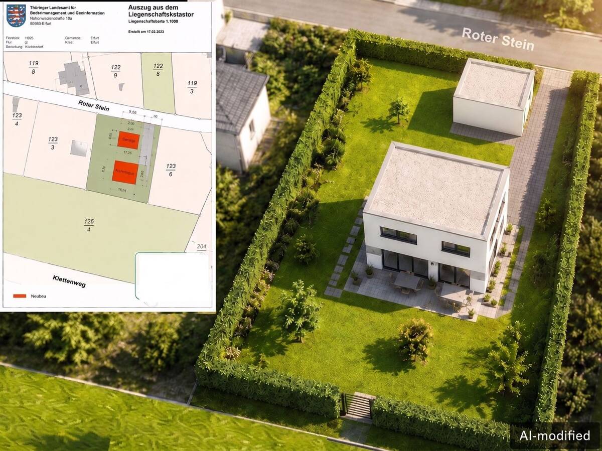Ihr neues Traumhaus mit Ausblick in exklusiver, naturverbundener Stadtlage – 99097 Erfurt – Bild 1 von 5