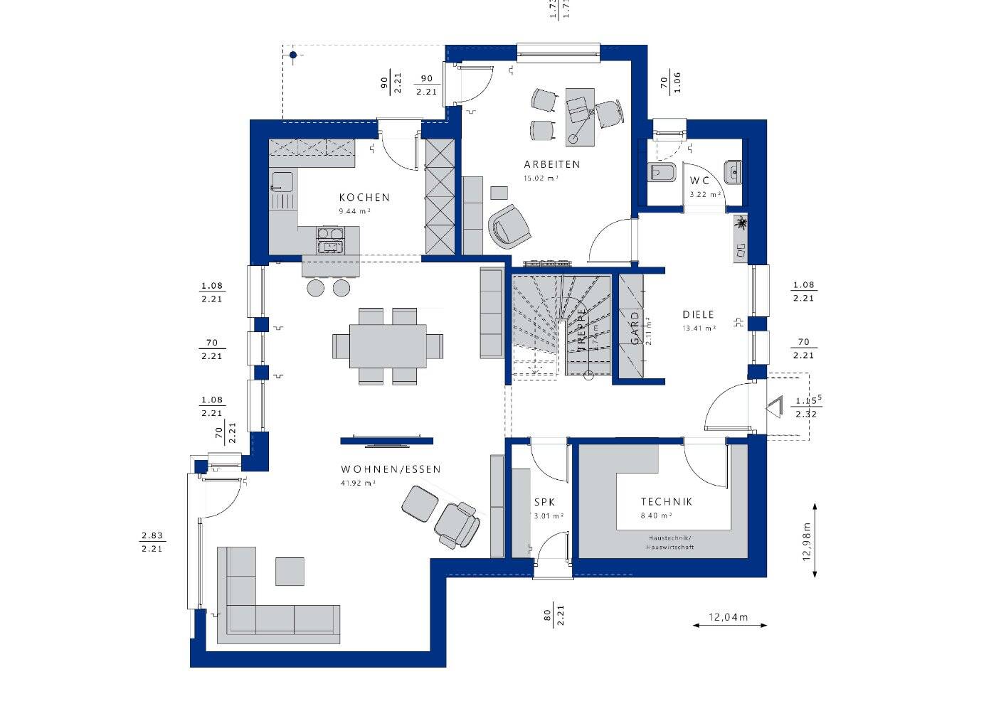 Modernes Design - Fertighaus inkl. Grundstück - Eislingen – Eislingen/Fils – Vorschaubild 2