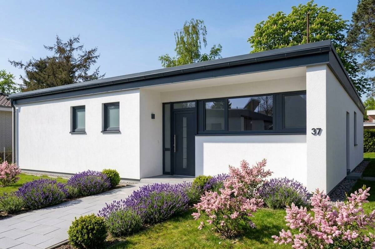 Sasel - Ihr Zuhause nach Maß: Bungalow mit Ausbaukonzept auf idyllischem Grundstück in zweiter Reihe – 22395 Hamburg – Bild 1 von 9