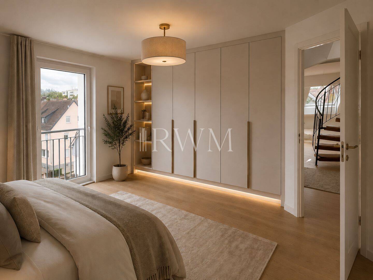 ENERGIEEFFIZIENTER NEUBAU - FEUERBACH Zentral gelegene 3-Zimmer-Wohnung mit Balkon, Loggia & Garage – Stuttgart – Vorschaubild 6