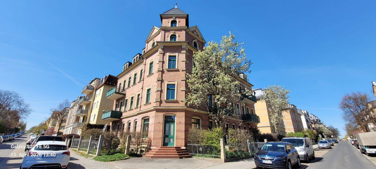 EG-2-Zi.-Eigentumswohnung mit Terrasse und Gartenteil in ruhiger Lage von Dresden-Löbtau-Süd
