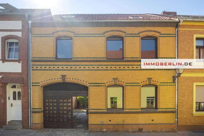 IMMOBERLIN.DE - Charaktervolles Ein-/Zweifamilienhaus mit Südwestterrasse, Innenhof & Garage – Treuenbrietzen – Vorschaubild 7