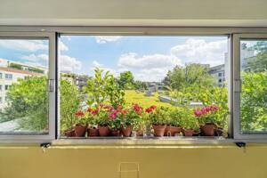 Schwabinger Stadtwohnung mit Blick ins Grüne