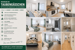 Premium WG-Zimmer in Regensburg Altstadt | Erstbezug | voll möbliert | 2 Bäder | WLAN – 93047 Regensburg – Vorschaubild 1