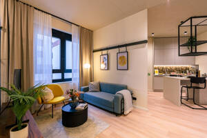 HAVENS LIVING: Kategorie Spacious, 1,5 Zimmer vollmöbliertes Apartment – 20097 Hamburg – Vorschaubild 2